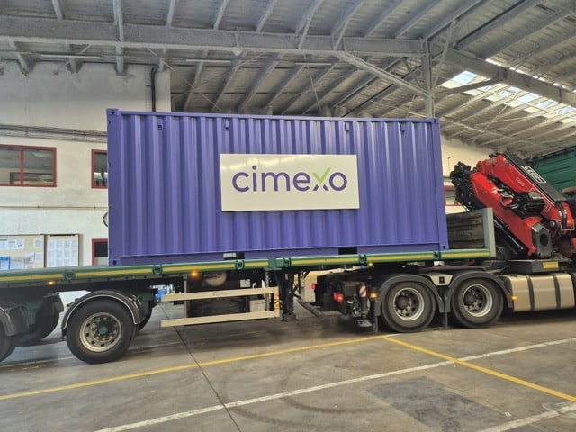 Container chauffant Cimexo pour le traitement thermique des affaires