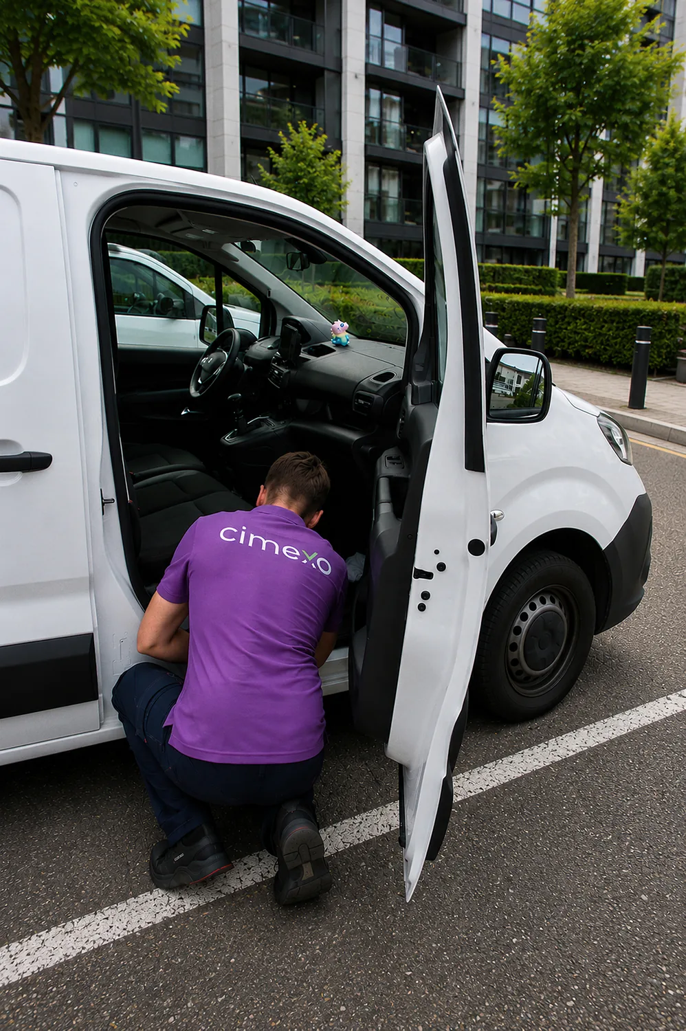 Technicien Cimexo en intervention