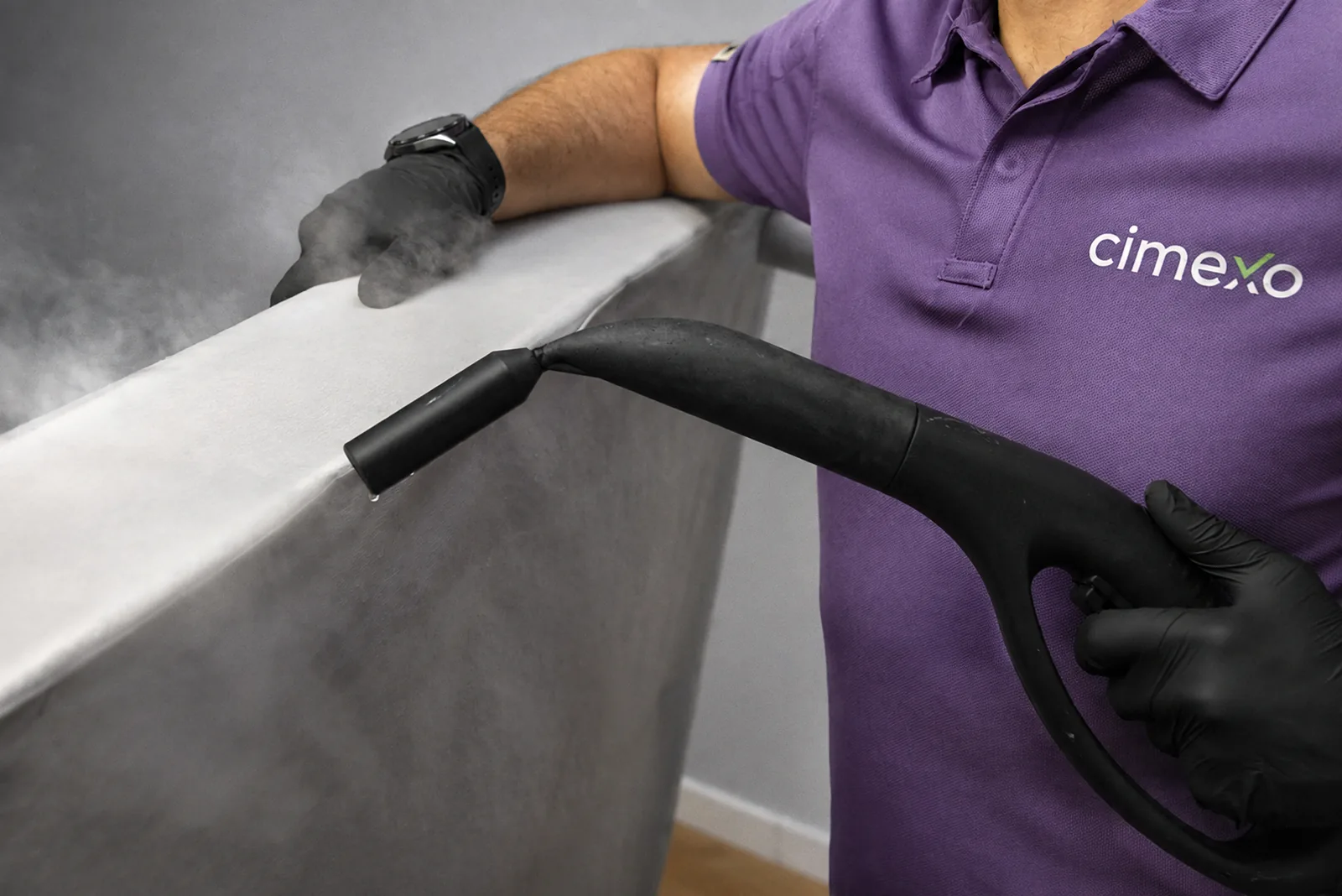 Traitement vapeur d'un textile — Cimexo